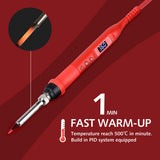 JCD 908U Electric Soldering Iron Tool Kit 100W 220V/110V LCD Lighting Soldeing Station Adjustable Temperature Digital Multimeter Repair Kit with Plier