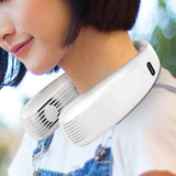 New Fan Portable Bladeless Hanging Neck 3000mAh Rechargeable Hand-free Air Cooler 5 Speed Mini Summer Sports Fans
