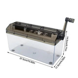 Portable A4 Paper Shredders Document Strip Cutting hine Manual multiple sheets paper Shredder For Desktop Household Office