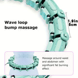 1pc Adjustable Smart Fitness Hoop For Effective Weight Loss With Detachable Knots
