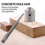 Concrete Saw Kits SDS Plus Shank Wall Hole Cutter Cement Drill Bit Sets(30, 40, 60mm), with 220mm Connecting Rod