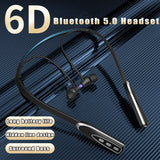 Wireless Bluetooth 5.0 Earphones Sports Running Headset  with LED Digital Display Support TF Card Noise Reduction Headphones