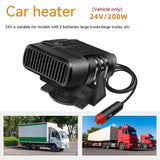 Fan 200W 12V/24V Electric Coog Heating Auto Windshield Defroster Deing Demister Car Anti-Fog Heater