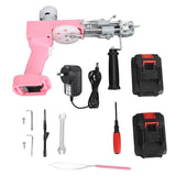 Rug Tufting Gun Set 2 in 1 Multifunctional Cordless Electric Rug Gun Machine Kit 100240V AU Plug