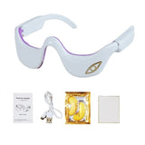3D Electric Eye Massager Dark Circles Fatigue Relief ENS Microcurrent Eye Massage Machine Eye Massager Wrinkle PatchesTreatments