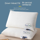 3D Neck Pillow with High Elasticity and Non Collapse, Soft Neck Protection, Single Person Sleeping Pillow, Hotel Home Bedding