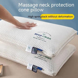 3D Neck Pillow with High Elasticity and Non Collapse, Soft Neck Protection, Single Person Sleeping Pillow, Hotel Home Bedding