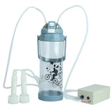 3L Electric Milking Machine Portable Plastic Double Head Vacuum Pump Milker for Farm Sheep Cows Goats Farm Feeding Tools