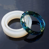 4PCS Silicone Mould Mold Round For Curve Bangle Bracelet Jewelry Making DIY