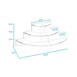 Acrylic Display,Acrylic Stands,Clear Risers Collectible Cupcake Display Stand for Dessert
