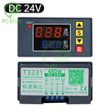 AC 110V 220V 12V T3231 Digital LED Display Cycle Timer Control Adjustable Timing Relay Time Delay Switch