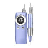 New Nail Drill Manicure Machine Rechargeable Electric Nail Sander With Pause Mode Nails Lathe Gel Cutting Remove Tool