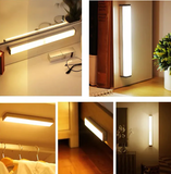 Light with motion sensor, wireless LED USB charging night light, wardrobe light