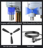 Electric 220V Multifunctional Magnetic Floor Drill Portable Industrial Grade Drilling hine