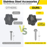 Holder Stands Heavy Duty Umbrella Base Clamp For Railing Or Deck In Patio And Courtyard