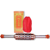 Push back stick hand grip pure copper moxibustion box home Ai Wei instrument family-style body cold moxibusti