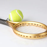 12 Pcs Key Racket Mini Fashionable Tennis Ball Split Ring Keychain For Sport Lovers Team