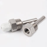 10mm Outer diameter 100mm ThermowellThread 1/2" (DN15) Stainless Steel 304 Waterproof Solar Temperature Sensor