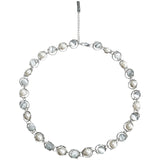 Saturn Structure Pearl Opal Beaded Necklace