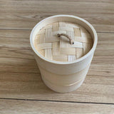 Set, Bamboo Steamer Basket (10.16cm To 20.32cm), 2 Tiers Traditional Dumpling Steamer Basket With Lid, Durable Dim Sum Steamer ,For Cooking Vegetables, Bao, Buns, Fish, Meat, Kitchen Utensils, Kitchen Gadgets, Kitchen Accessories, Home Kitchen Items