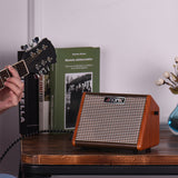 Aroma Guitar Amplifier 15 W Speaker Electric Guitar Amp 5 Inch Speaker Bluetooth-compatible Rechargeable Guitar Amplifier