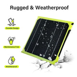 21W 40W Foldable Panel Dual USB +DC Cell Portable Folding Waterproof Solar Outdoor Mobile Power Bank Charger