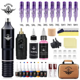 Full Of Tools Pen Set Tattoo Motor hine Maquina Para Tatuar