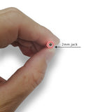 Universal 2mm Piercing Needles Tip 44.7x25mm Non-Destructive Multimeter Test One Red Black Stainless Steel Probes