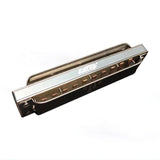 Easttop10 Hole Harmonica Mouth Organ Pr020Al for Adults Chromatic Harmonica Key of C Musical Instrument Beginner Teaching