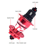 ARC Noisy 32 Holes with Bearing Bicycle Hub 110mm 148mm Axle HG XD MS Cube for 10 11 12 Speed Bike Parts
