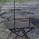 Aluminum Alloy Folding Portable Table - Lightweight with Carry Bag for Outdoor Camping, Beach, Picnic, BBQ