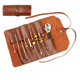 Multifunctional Tool Roll Storage Bag Reel Kit Handbag Engraving Knife Leather Tool Bag Bicycle Mechanic Repair Tool Kit Bag