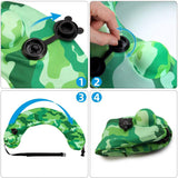 Belt Iatable Ring Portable Swim Trainer Pool Float Travel Neck Pillow for Kids Adults