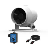 100mm 4-inch DC variable frequency booster small round exhaust large air volume duct fan