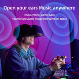 High Quality Wearable Neckband Speaker Bluetooth 5.0 Hands-free Ear-Free for TV Game Play Home Outdoor Use TF Card Hot Sale
