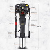4 2300W agricultural gasoline hammer two stroke garden orchard construction site drilling rig pile driver