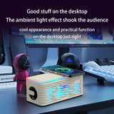 Bluetooth-compatible Sleep Sound hine Multi-Function Portable 360 Degree Stereo Surround Bass Audios Speaker For Home
