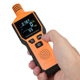 3-in-1 Portable Battery Powerd Handheld Carbon Monoxide Alarm Temperature &Humidity CO Detector Monitor