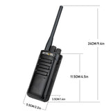 RB85 electronic noise cancelling handheld walkie talkie for civilian use, with power of 10W and a long-distance USB charging system