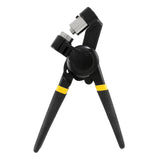 Handheld Grommet Hole Punch Tool Pliers - 5.5/8/10/12mm with Eyelets Kit for Poster, Leather, Fabrics, Tarp, Canvas, Tents, Awning