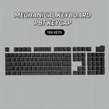 104 Pbt Keycaps Solid Color Backlight Replacement For Mechanical Keyboard