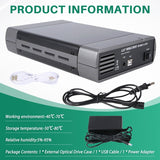 5.25 Inch USB 2.0 SATA External Optical Drive Case Enclosure Box Adapter for Windows XP and PC - EU Plug
