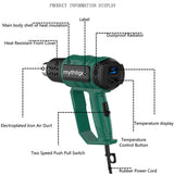2000W hot air gun KIT set LCD Display Temperature and wind speed control Hot Air Heat Gun for Soldering Thermal Blower