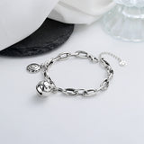Creative Personality Smiley Face Bell Bracelet
