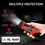 3W Electric Torch LED Flashlight Portable Outdoor Emergency Light Fishing Camping Lamp for Milwaukee 10.8V 12V Li-ion Battery