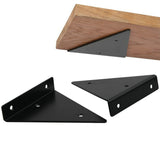 2PCS Triangle Bracket Support Wall Shelves Right Angle Fixed Bearing Shelf Bookshelf Hardware Fitting Furniture Mounted