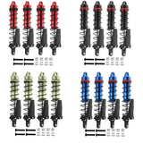 4PCS Metal 120Mm Shock Absorber Oil Damper For 1/10 RC Crawler Car Axial SCX10 AXI03007 RBX10 D90 TRX4 Replacement Parts