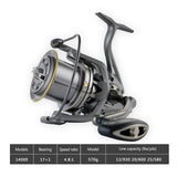 Huidiao Stainless Steel Bearing Spinning Fishing 8000 9000 10000 12000 14000 25KG Powerful Reel Saltwater Fresh Water Drag