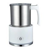 Electric Milk Frother Foamer, EU Foam Warmer, Coffee Maker hine, Latte Cappuccino Bubble, Frothing hine