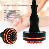 Microcurrent Meridian Scrape Infrared Body Detoxification Massage Comb Regimen Dredging Warm Brush Shape Promote Blood Relaxing